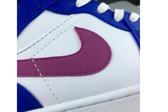 Rep EP 554724-451 ROYAL AIR HYPER JORDAN HYPER MID 1 VIOLET-WHITE 554724-451 0407